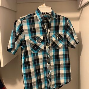 Kids Size Medium Plaid Shirt